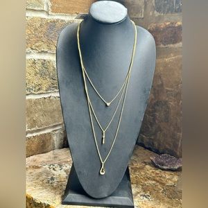 DKNY Gold Layered Necklace